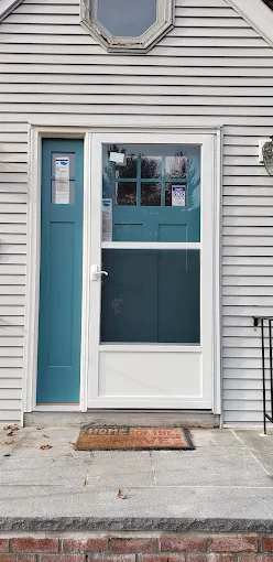 Professional door installation completed by Hammer Construction on the South Shore MA