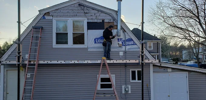 House construction and remodeling work by Hammer Construction on the South Shore MA